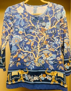 lot 186 image: Unique Four Long Sleeve Shirts with Gorgeous Patterns by J. Mclaughlin