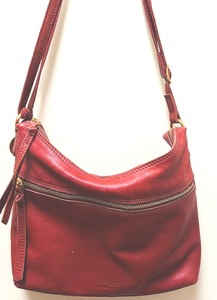 lot 153 image: Stunning Burnt Brown  Red Handbag by Margot
