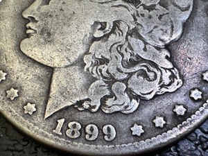 lot 14A image: 1899-O United States Morgan Silver Dollar Coin