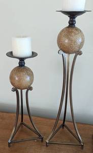lot 95 image: Decorative Candleholders