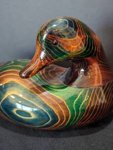 lot 121 image: Buddy and Co. Wood Duck Decoy