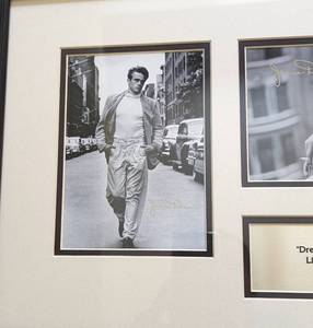 lot 88A image: Framed James Dean Photograph Prints