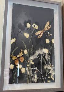 lot 76 image: Three Decorative Butterfly Prints