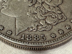 lot 5A image: 1885 United States Morgan Silver Dollar Coin