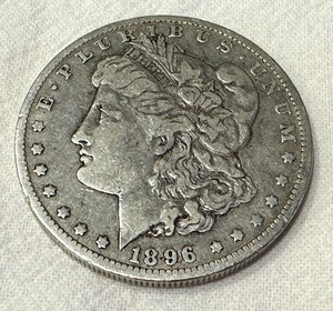 lot 38B image: 1896-O United States Morgan Silver Dollar Coin