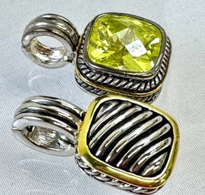 lot 156B image: Two Beautiful Slide Pendants
