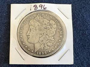 1896 O Morgan Dollar