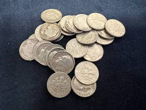 10 Silver Roosevelt Dimes