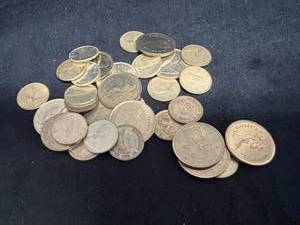 Mixed Lot Canadian Dimes & Quarters