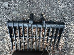 Excavator Landscape Rake Attachment