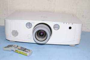 lot 31 image: NEC PA550W 5500 ANSI Lumen Widescreen Advanced Home Theater HD 3LCD Projector w NP13ZL Zoom Lens & More