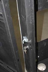 lot 37 image: Middle Atlantic Swing-Out Wall Mounted Audio Video Computer Server Equipment Rack - 38.5 High w Keys