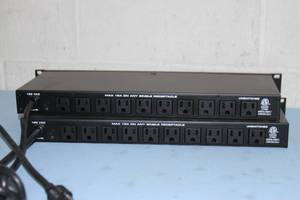 lot 86 image: Lot of 2 - Juice Goose 15 Amp 11-Outlet Rack Mounted Power Distribution Units