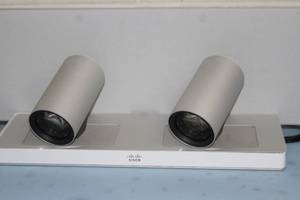 lot 89 image: Cisco CTS-ST-Array60 Speaker Track Array with Two Pan  Tilt  Zoom HD Cameras