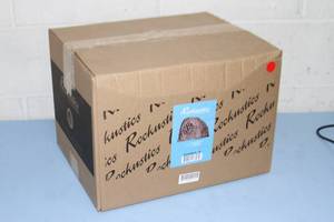 lot 109 image: Rockustics PunkRock Punk Rock Brown Outdoor Landscaping Weatherproof Loudspeaker  Audio Speaker