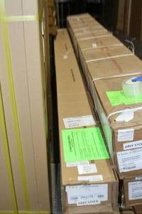 lot 145 image: New in Box - Da-Lite Advantage 84328FLS Recessed Professional  Commercial HDTV Electric Motorized Video Projection Projector Screen