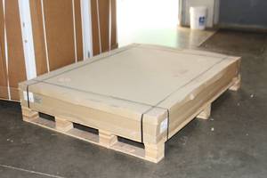 lot 148 image: New in Box  Lift-It Model FLP-310 Flip-Down Motorized Ceiling TV Lift for 42-55 Display  Monitor  TV  Television