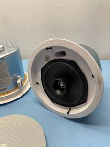 lot 114 image: PAIR of JBL Control 26CT Commercial - Professional 2-Way Compact Ceiling Loudspeakers  Speakers