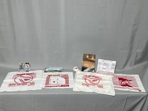 Twins Memorabilia Inc Homer Hankies, Old Postcard, Ticket Stubs, Baseball Cards S. Erickson & R.Bush, Twins Baseball & More