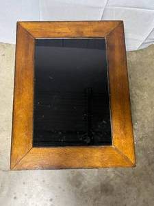 Filing Cabinet on Wheels - drawer storage and glass top and front of drawers