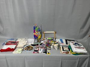 Cross Stitch Patterns and Thread. Velcro. Craft Supplies