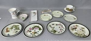 4 Chinese Garden by Shafford Plates 7.5, 3 Saucers, 1 Cup & Saucer, 1 Mug Charbonnel Et Walker from England, ETC
