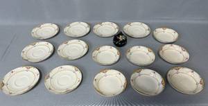 Carrollton China - 8 Saucers & 7 Bowls 5.5
