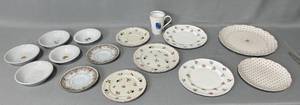 2 Noritake Ireland Saucers, Cordon Bleu Bowls, 3 Various Sz Villeroy & Boch Plates, 2 Royal York Plates, 2 American Country Plates