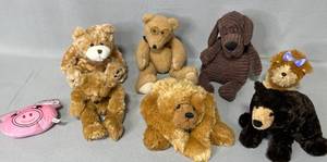 Excellent Condition Stuffed Animals - Bears and Dogs and Pig Face