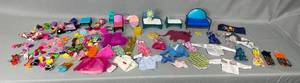 Large Variety of Misc. Doll Clothing, Accessories, and More for Barbie and Other DollsToys