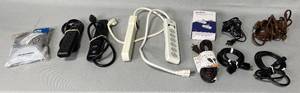 Various Power Strips, Wall Outlet, Extension Cords - untested