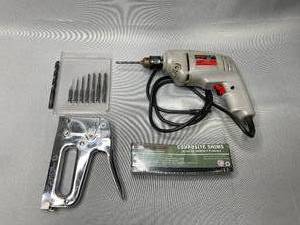 38 Skill Drill, Composite Shims, Handheld Staple Gun, Drill Bits