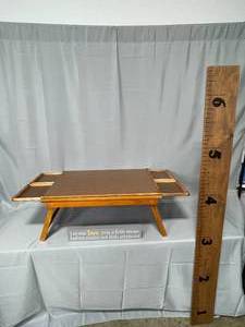 Short Wooden Table w Drawers (legs fold down), Oversized Ruler Home Decor, Wall Hanging Home Decor w Phrase