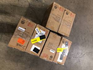 Lot of Pia Ricco 1-Light Oil Rubbed Bronze Not Solar Outdoor Wall Lantern Sconce (2-Pack)  Customer Returns See Pictures