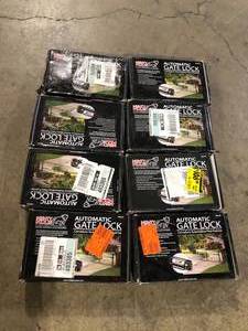 Lot of Mighty Mule Automatic Gate Lock for Single and Dual Swing Gate Openers    Customer Returns See Pictures