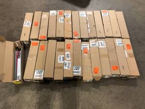 Lot of Genie C-Channel Screw Drive Rail Extension Kit for 8 ft. Garage Doors    Customer Returns See Pictures