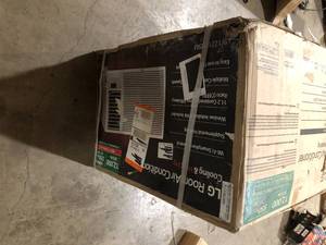 LG 12,000 BTU 230208-Volt Window Air Conditioner LW1221HRSM Cools 550 Sq. Ft. with Cool and Heat, Wi-Fi Enabled Customer Returns See Pictures