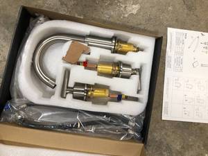 Boyel Living Basin Faucet in Brushed Nickel Customer Returns See Pictures