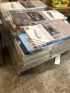 Pallet of Assorted Closet Storage Various Models and Conditions   Customer Returns See Pictures