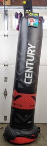 lot 22A image: Fitness Equipment Century Versys VS.1 Fight Simulator, 8 oz. Boxing Gloves, Jillian Michaels Kickboxing DVD, and TRX Go Suspension Trainer