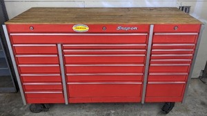lot 2A image: Snap-On Super Capacity Roll Cab with Cover