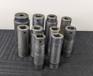 lot 30 image: Lot of 10- 12 Impact Socket Set Mac, Snap-On & Cornwell
