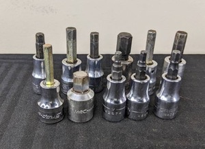 lot 17 image: Snap-On and Craftsman 38 Drive Allen Drivers Metric and Standard