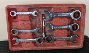 lot 54 image: Gear Wrench Gear Wrench Set 516 to 34, 7 Pcs.
