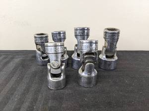 lot 25 image: Snap-On Professional Grade 38 Drive Swivel Socket 6-Piece Set