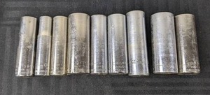 lot 15 image: Craftsman Socket Set 38 Drive Deep 6 Point 10mm to 19mm