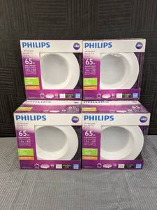 lot 145 image: (6) New Philips LED Recessed Lights