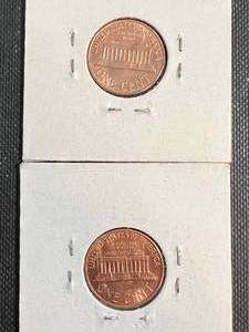 2 US LINCOLN CENTS 1964P-D