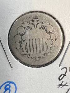 1866 US SHIELD NICKEL