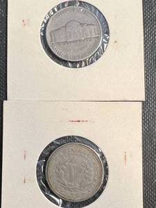 2 US NICKELS 1911 V NICKEL 1941 JEFFERSON